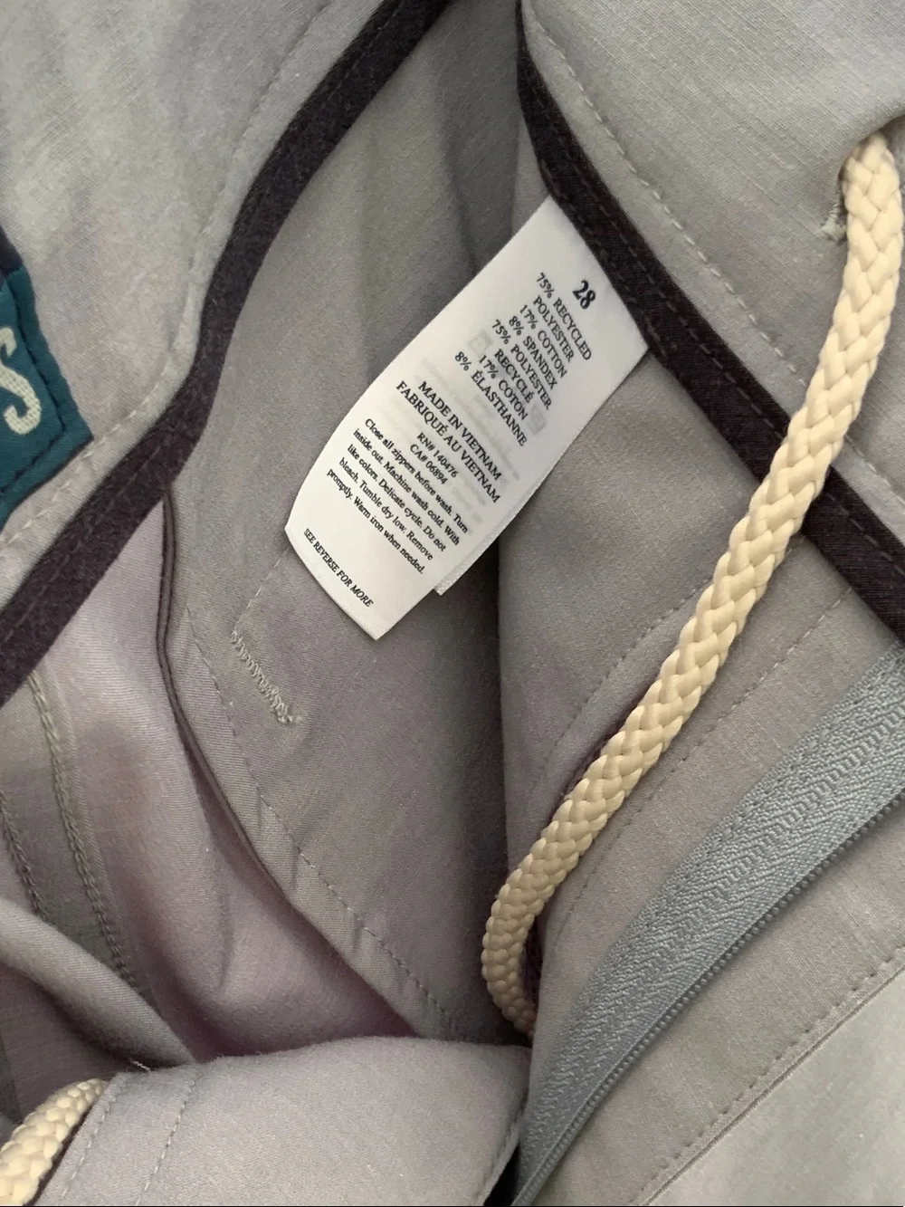 Faherty All Day Belt Loop 7 in. Performance Shorts Mens 28 waist